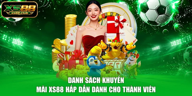 Danh sách khuyến mãi XS88 hấp dẫn dành cho thành viên